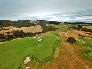 Cape Kidnappers 17th Aerial Approach